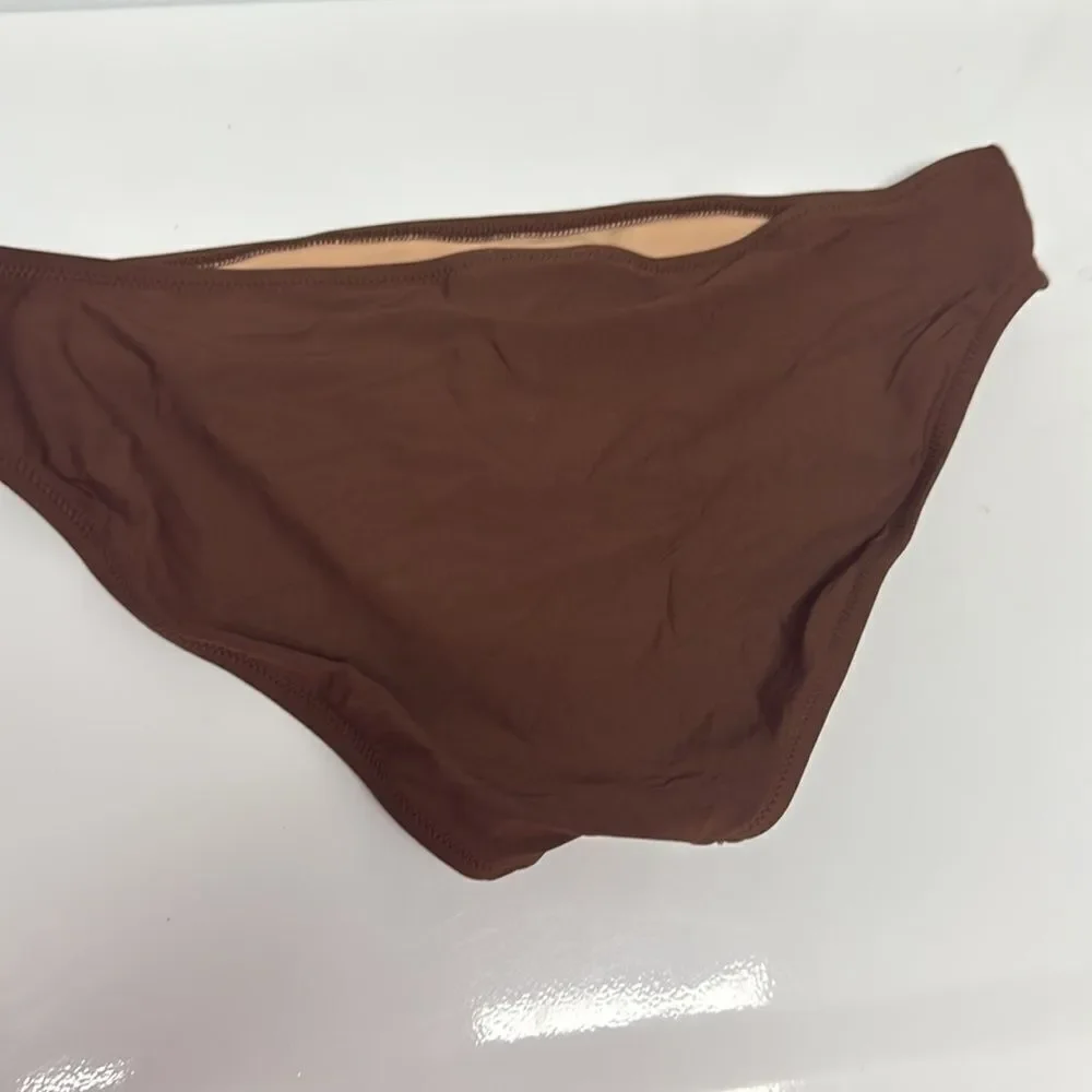 (2) J. Crew BRAND NEW Black & Brown Bikini Bottoms - NWT - Size Medium